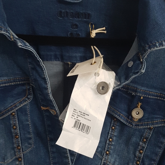 💕NWT💕Cream Amalia Jean Jacket - Picture 5 of 8